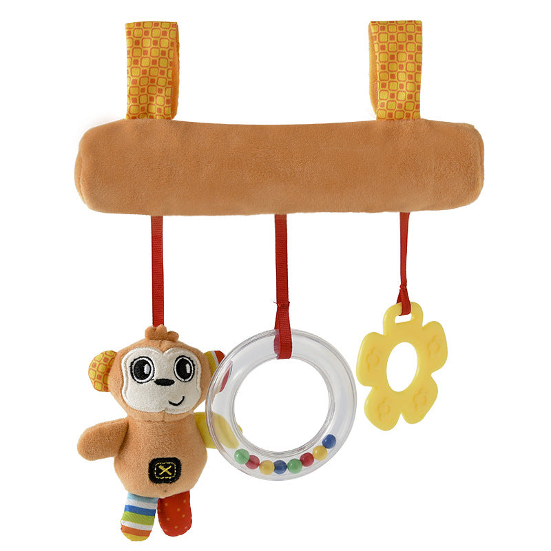Kinderwagen Spielzeug | Baby Plüsch Tier mit Rassel