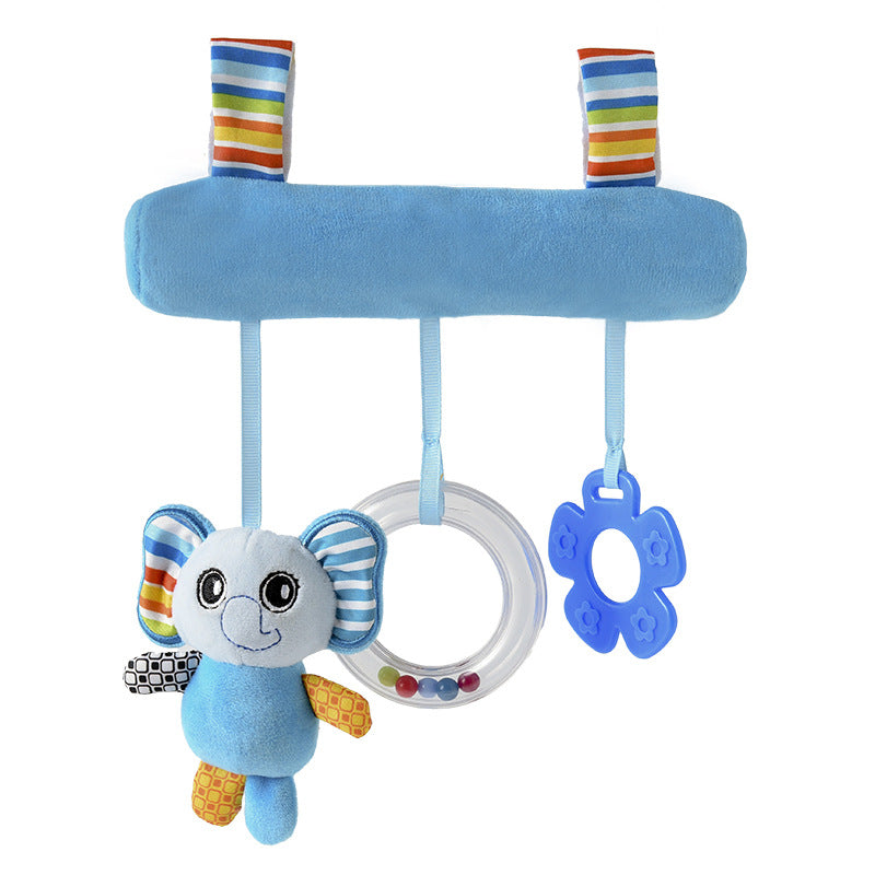 Kinderwagen Spielzeug | Baby Plüsch Tier mit Rassel