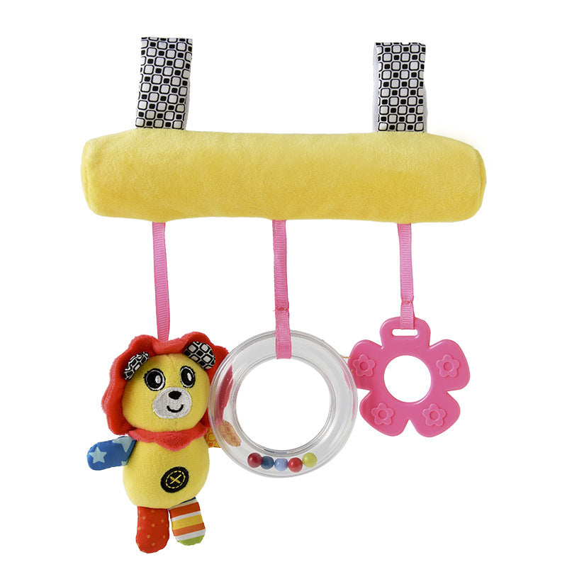 Kinderwagen Spielzeug | Baby Plüsch Tier mit Rassel