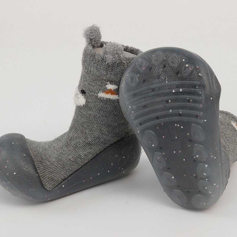 Niedliche warme Baby Wintersocken/Schuhe Anti-Rutsch Bodensocken