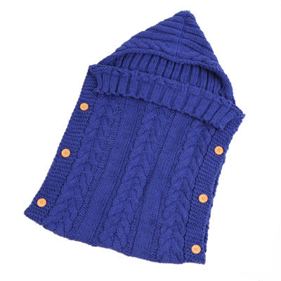 Gestrickter Babyschlafsack für Neugeborene