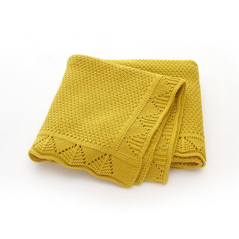 Gestrickte winddichte Multifunktionsdecke Babydecke