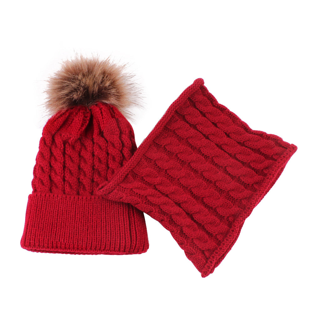 Set aus Mütze und Schal